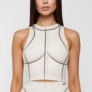 Maniere De Voir Cream and Black Top